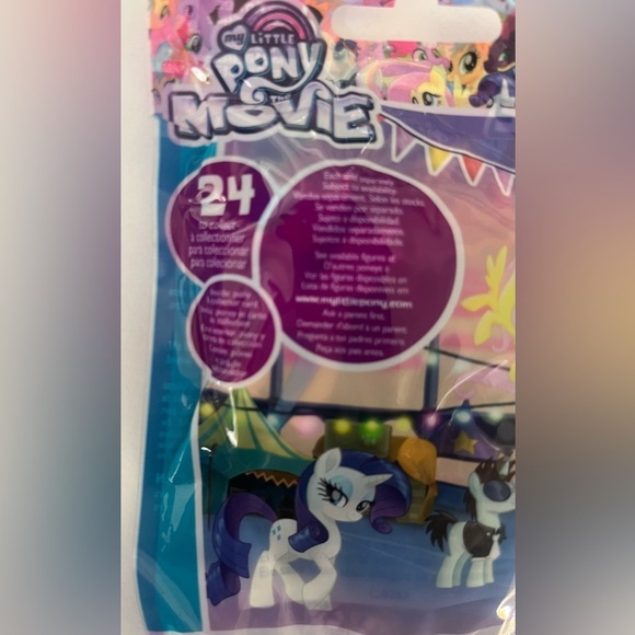 NWT set of 6 packs my little pony movie figurine & collector card - Picture 3 of 4